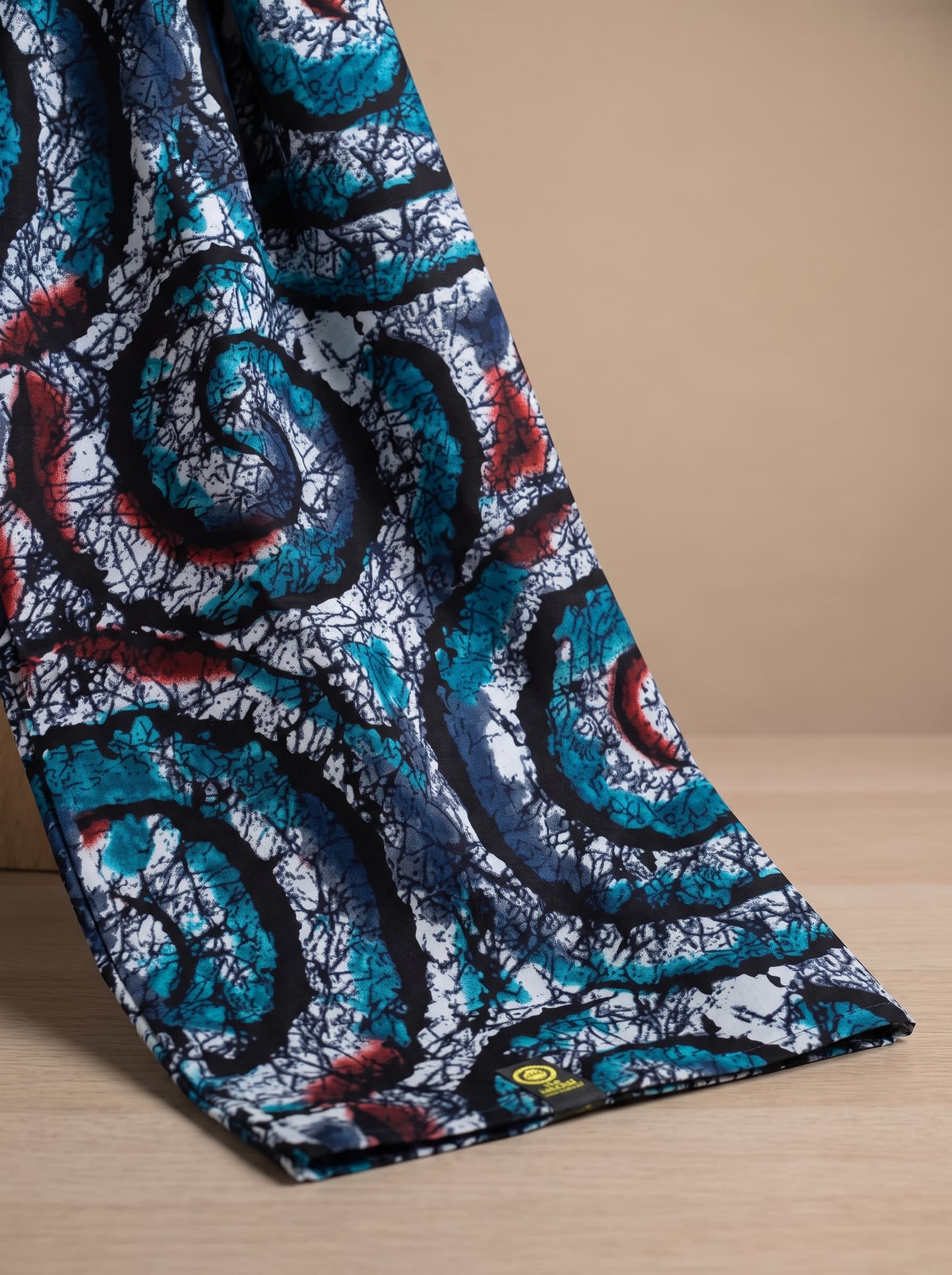 Artisan Batik Swirl Fabric